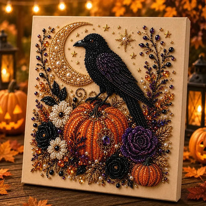 Spooky Cute Ghost 8×8in Pearl Art DIY Kit