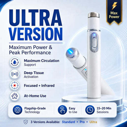 Advanced sound waves relieve muscle pain, joint stiffness, and tendon discomfort.