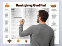 Thanksgiving Word Find